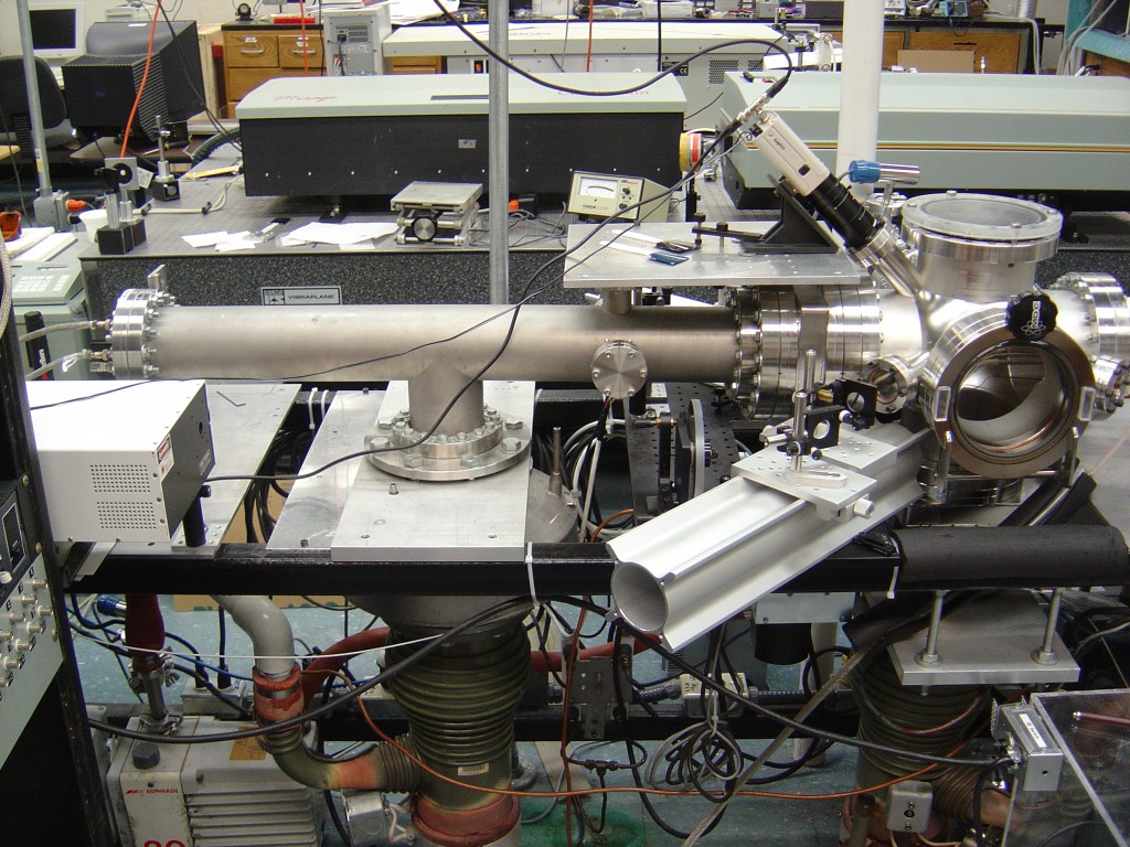 Home-built linear TOF mass spectrometer