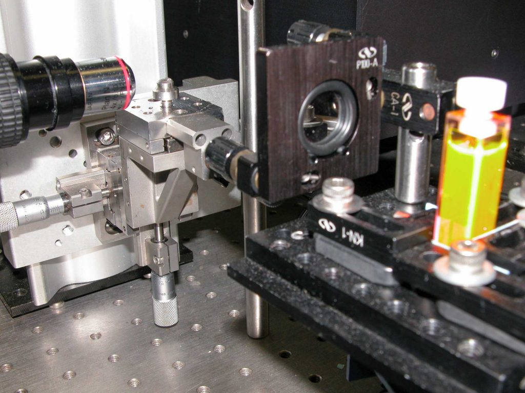 Fast photography setup (closeup) from Fan & Murray, J. Phys. Chem. A. 114 (2010) 1492