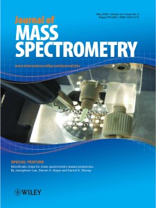 Microfluidic chips for mass spectrometry-based proteomics. J Mass Spectrom, 44, 579 (2009)